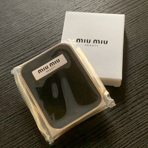 Miu Miu Beauty Black and Gold Compact